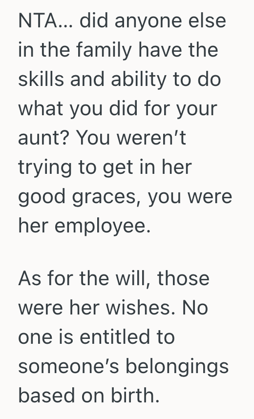 Screenshot 2025 10 26 at 10.45.33 PM Aunt Is Diagnosed With Stage 4 Cancer And Is Gone Within A Year, But Now The Nieces And Nephews Are Arguing Over Who Gets What