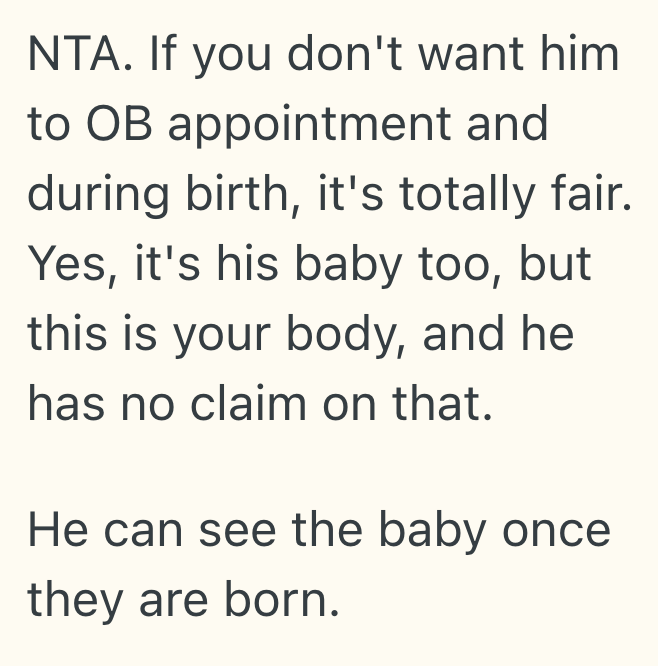 Screenshot 2025 10 26 at 11.39.27 PM Pregnant Woman Found Out That Her Husband Has Been Cheating On Her For A Year, So She Doesnt Want Him Present During Her OB Appointments And Childbirth