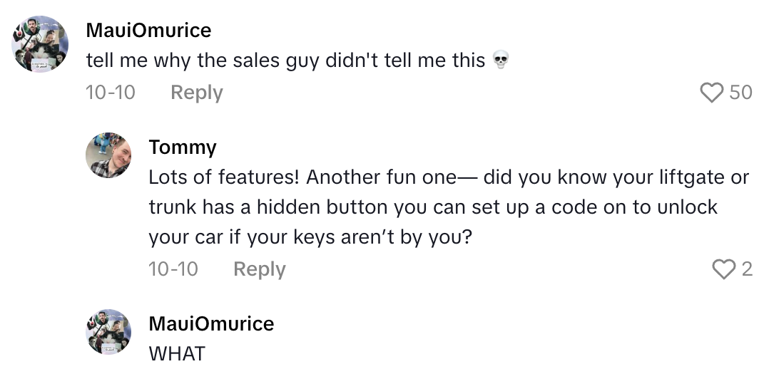 Screenshot 2025 10 26 at 9.14.55 AM A Subaru Dealership Worker Shared A Hack For Owners Who Have To Drive In Bad Weather