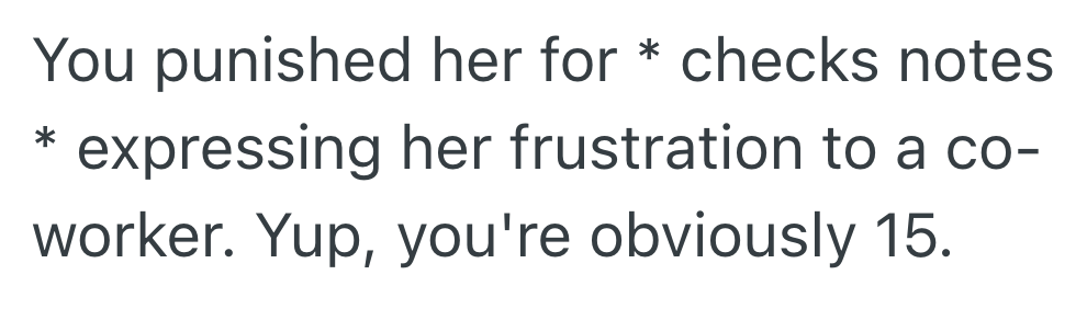 Screenshot 2025 10 26 at 9.57.40 PM 14 Year Old Overhears Her Coworker Talking Smack About Her, So As Her Boss She Reassigns Her To The Most Disgusting Work At the Company