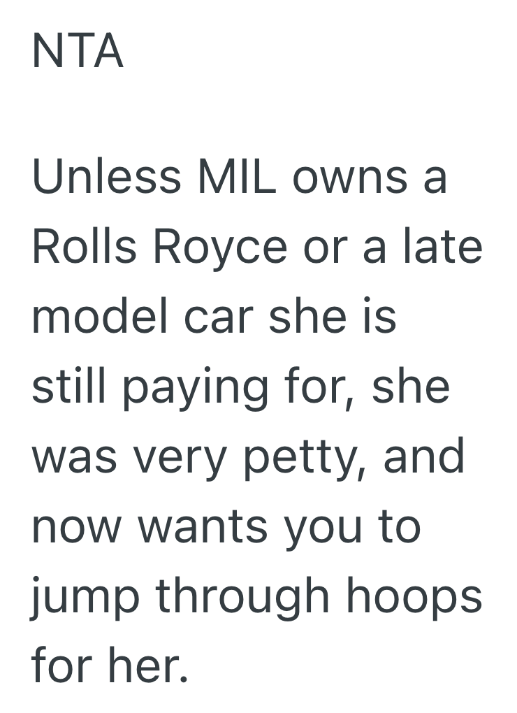 Screenshot 2025 10 27 at 11.40.14 AM Womans Mother In Law Let Her Struggle Without A Car, So Now She’s Matching Her Energy And Ignoring Her Demands For Help Around The House