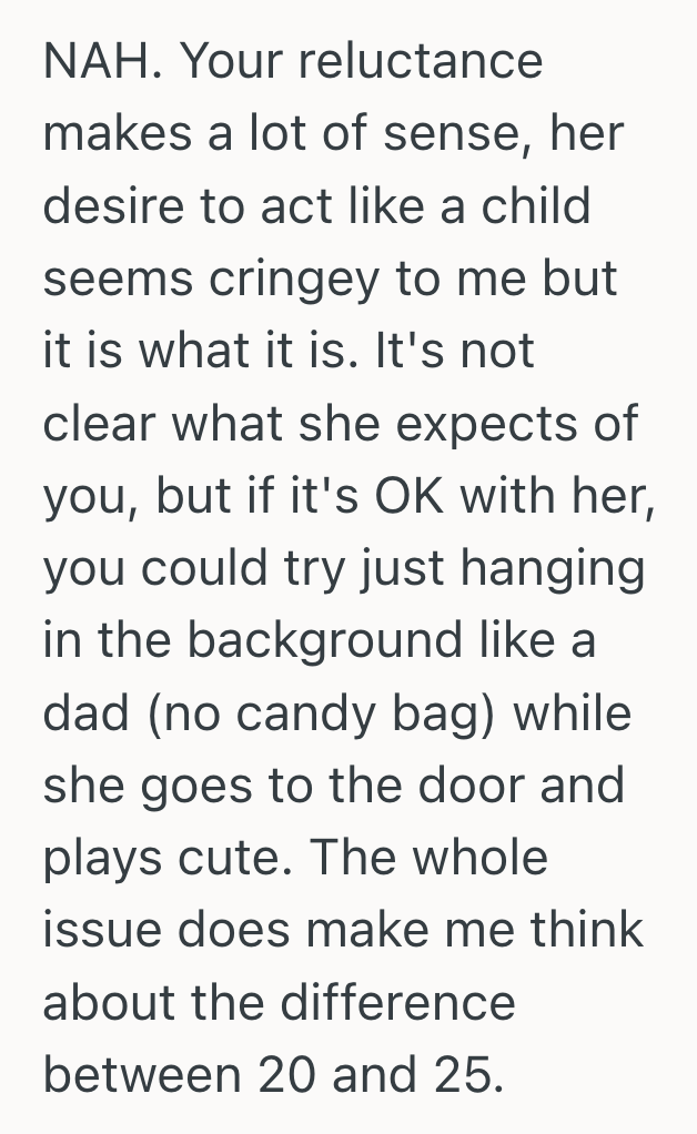 Screenshot 2025 10 27 at 12.02.16 PM His Girlfriend Insisted They Go Trick Or Treating As Adults, But He Refused And Now He Feels Like A Total Wet Blanket