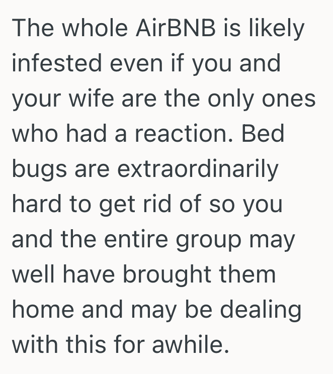 Screenshot 2025 10 27 at 12.25.03 PM His Wife Suggested To Split The AirBnB Refund With Other Families, But Hubby Wanted The Whole Amount Because His Room Was The Only One Affected By Bedbugs