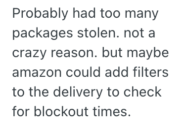 Screenshot 2025 10 27 at 5.16.29 PM Delivery Person Tried To Deliver A Package To A Business, But Their Delivery Instructions Prevented Them From Leaving The Package Unattended