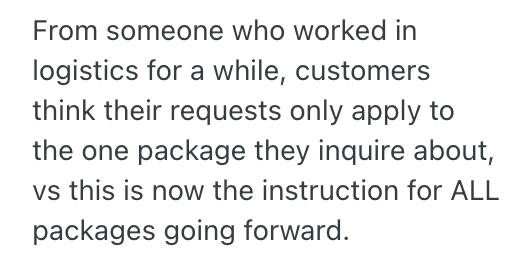 Screenshot 2025 10 27 at 5.18.12 PM Delivery Person Tried To Deliver A Package To A Business, But Their Delivery Instructions Prevented Them From Leaving The Package Unattended