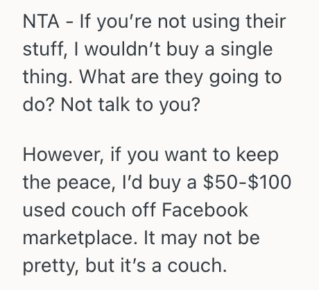 Screenshot 2025 10 27 at 8.47.29 PM College Student Was Asked To Buy A Couch As His Share In The Entire Apartment, But He Refused And Offered To Split It Three Ways Instead