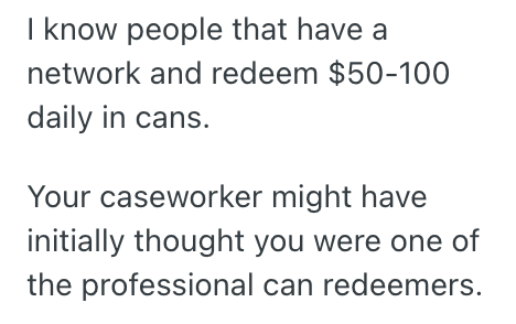 Screenshot 2025 10 28 at 12.41.52 AM Man Was Told To Report Every Nickel He Earned From Collecting Soda Cans, So He Did Exactly What The Case Worker Asked In The Most Inconvenient Way