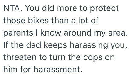 Screenshot 2025 10 28 at 3.05.30 PM Neighborhood Dad Went Out Of His Way To Protect The Local Kids Bikes, But They Got Stolen Anyway