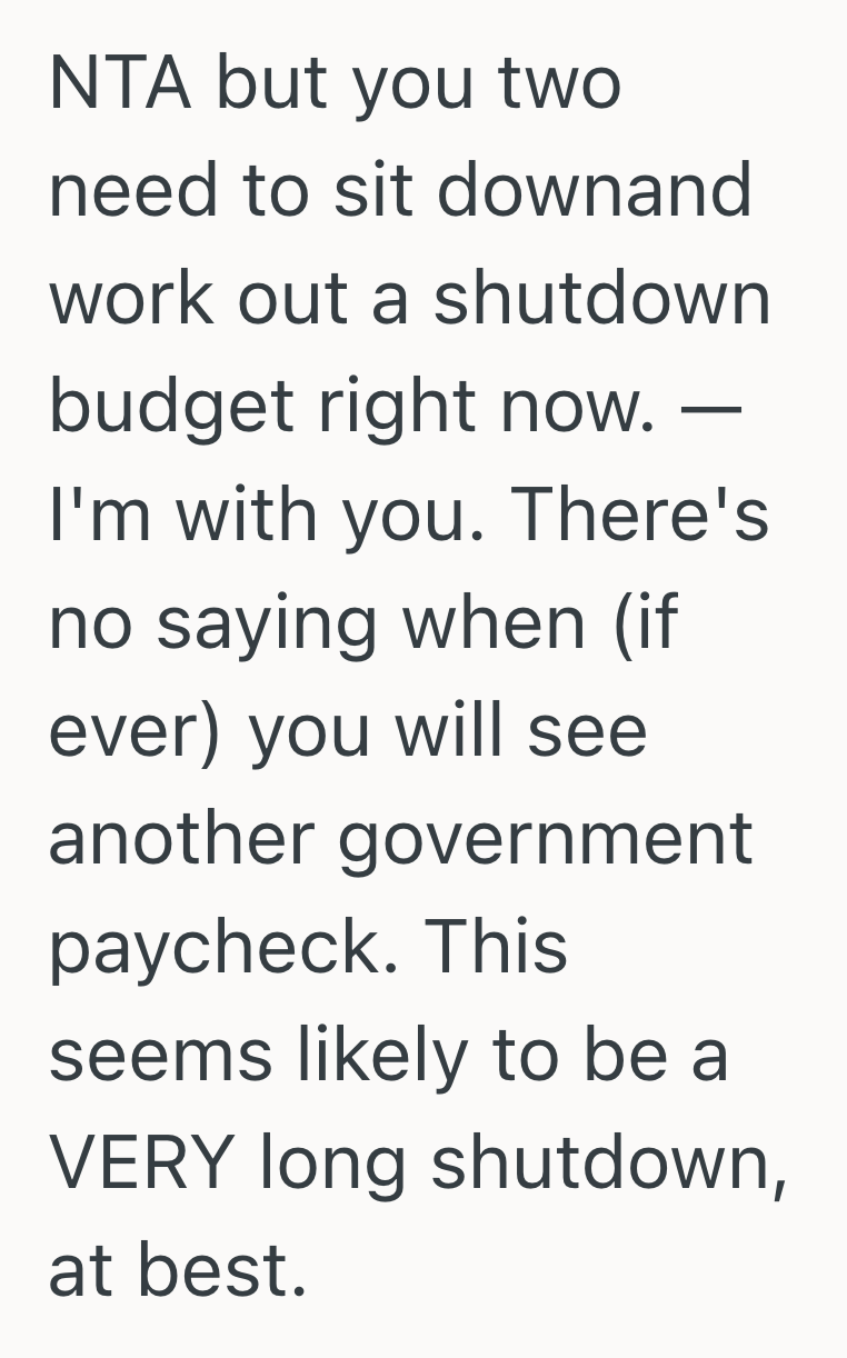 Screenshot 2025 10 28 at 3.53.46 PM Man Was Panicked About Money After Losing His Paycheck In A Government Shutdown, But When His Wife Spent $200 On Expensive Groceries, It Made Him Realize They Weren’t On The Same Page At All