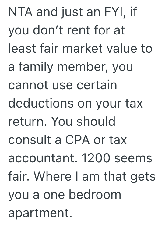 Screenshot 2025 10 28 at 9.58.55 PM 1 Woman Buys A Duplex With Her Husband And Lets Her Sister Move In For A Lower Than Market Value Rent Payment, But Her Sister Wants Them To Lower The Rent Even More