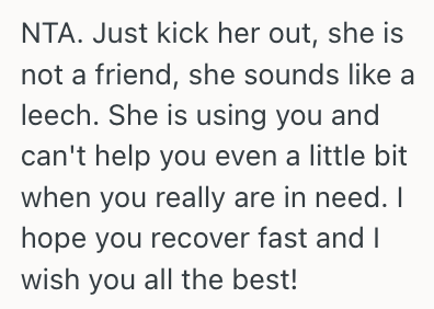 Screenshot 2025 10 29 at 08.16.13 Woman Was Rushed Into Surgery, And Asked Her Roommate If She Would Help Out During Her Recovery. Unfortunately The Roommate Finally Showed Her True Colors, Making The Womans Recovery So Much Worse