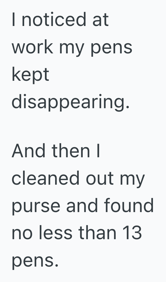 Screenshot 2025 10 29 at 12.45.11 PM Womans Coworker Kept Stealing Her Pens, So She Swapped Them With Disappearing Ink And Taught Him A Hilarious Lesson