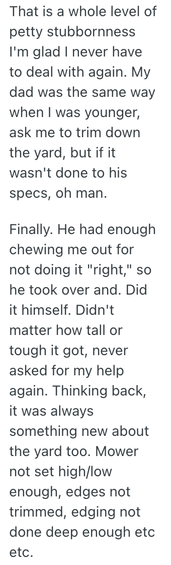 Screenshot 2025 10 29 at 2.01.07 PM Son Always Mowed His Dads Lawn, But After He Complained About the Job He Did, He Never Cut it Again