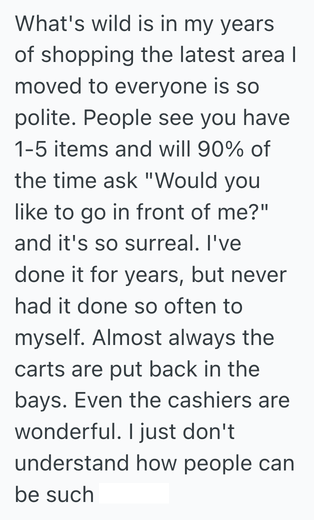 Screenshot 2025 10 29 at 5.30.35 PM Shopper Tried To Check Out His Groceries Peacefully, But When A Rude Woman Cut In Line, He Taught Her A Hilarious Lesson In The Parking Lot