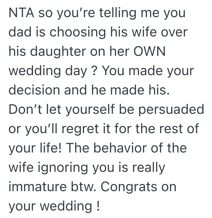 Screenshot 2025 10 29 at 6.35.02 AM Bride Refuses To Invite Her Father’s Cold And Distant Wife To Her Wedding, But He Says He Won’t Attend Without Her