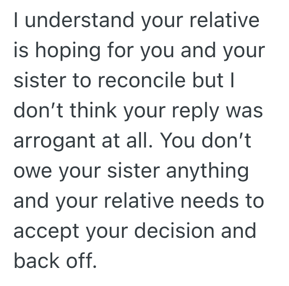 Screenshot 2025 10 30 at 11.48.14 PM Womans Awful Sister Lies, Breaks Things And Steals From Her, So As Soon As She Turns 18, She Leaves Home And Blocks Her