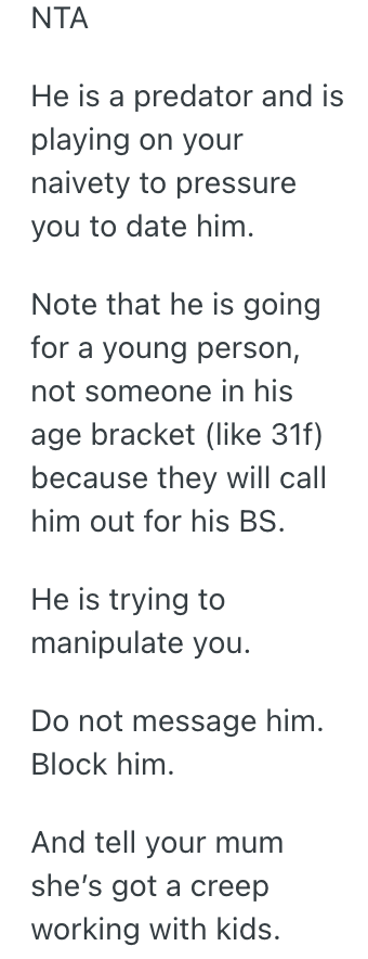 Screenshot 2025 10 30 at 6.21.07 AM A Workers Older Fellow Employee Wouldnt Stop Hassling Her To Go Out With Him, So She Ended Up Quitting Because it Was Awkward