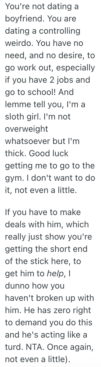 Screenshot 2025 10 30 at 6.24.19 AM Busy Womans Boyfriend Wants Her To Go To The Gym Regularly, But She Has Two Jobs And Goes To School And Doesnt Have Time