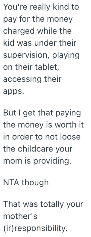 Screenshot 2025 10 30 at 6.43.19 AM A Single Moms Daughter Charged $200 On An App, But Now Shes Upset Because She Warned Her Mother Not To Let Her Play On A Tablet Very Often