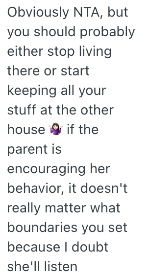 Screenshot 2025 10 30 at 6.51.23 AM A Twenty Somethings Teenage Sister Opened Up One of Her Birthday Presents Without Her Permission, And She Told Her She Needs to Stop Thinking Her Things Belong to Her