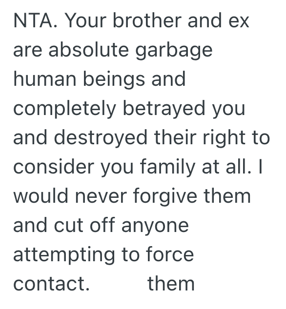 Screenshot 2025 10 30 at 7.23.22 PM His High School Sweetheart Cheated On Him With His Brother And They Started Dating, And Now Theyre Having A Kid And They Want To Name It After Him