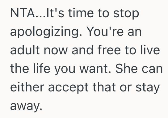 Screenshot 2025 10 30 at 7.42.40 PM Mom Reluctantly Attended Her College Graduation, But Shes Holding A Grudge Because They Didnt Spend Every Minute Together