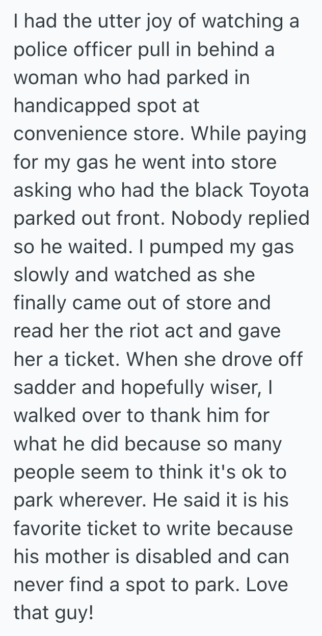 Screenshot 2025 10 31 at 5.11.53 PM Grandson Tried To Help His Recovering Grandmother Get To The Bank, So He Took Petty Revenge On A Rude Driver Who Stole The Only Handicapped Parking Spot