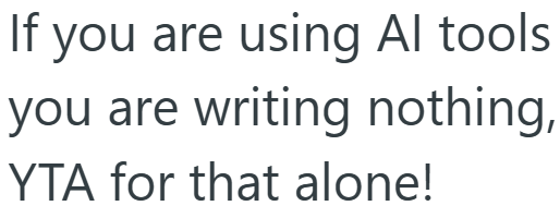 Screenshot 1 70fefd Wife Is A Dedicated Author Who Is Writing A Novel, But When He Got Inspired By Her And Decided To Use AI To Write, She Said He Was Cheating