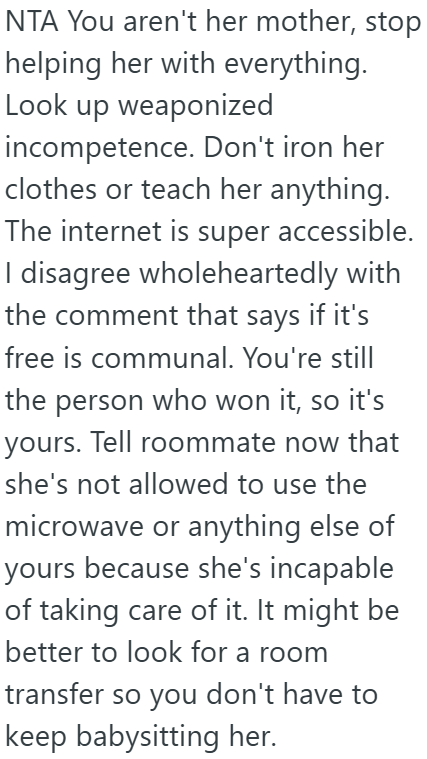 Screenshot 3 40d3ce Woman Allows Roommate To Use Her Microwave, But Not Only Does She Use It In The Middle Of The Night, She Also Nuked A Styrofoam Container