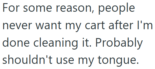 Screenshot 4 4bf86e Woman Is Just Sanitizing Her Shopping Cart Before Entering The Store, But A Man Thinks She Is A Retail Employee Cleaning The Carts For Customers And Tries To Take It