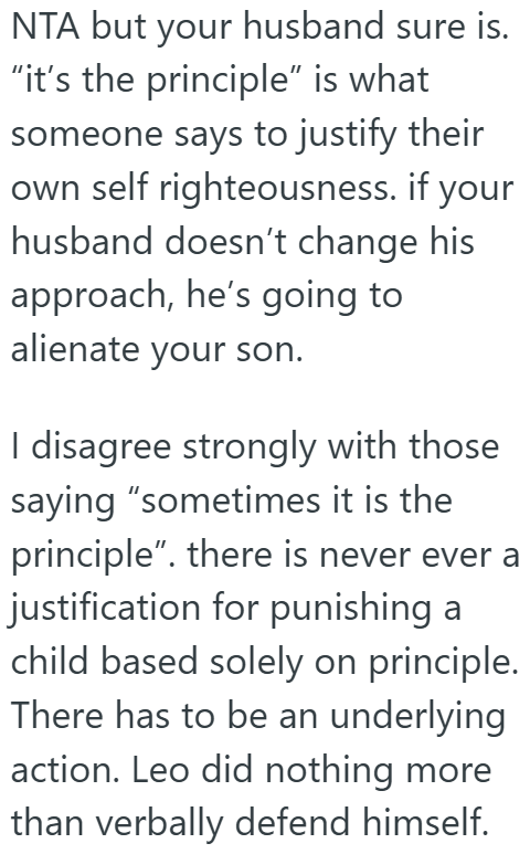 Screenshot 4 5b516a Womans Son Was Accused Of Stealing A Bike, But Even After He Defended Himself And The Truth Came Out, Her Husband Still Thinks He Should Be Punished For Being Disrespectful