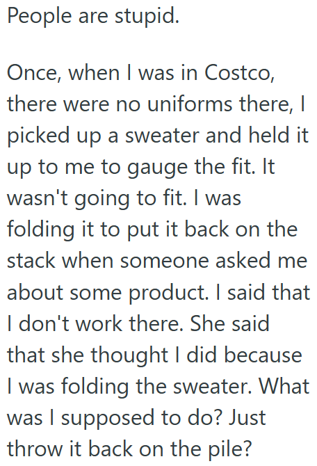 Screenshot 4 9826f3 Woman Goes Shopping At Big Retail Stores While Wearing Band T Shirts And Ripped Jeans, But Still Gets Mistaken For An Employee