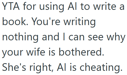 Screenshot 5 53ddad Wife Is A Dedicated Author Who Is Writing A Novel, But When He Got Inspired By Her And Decided To Use AI To Write, She Said He Was Cheating