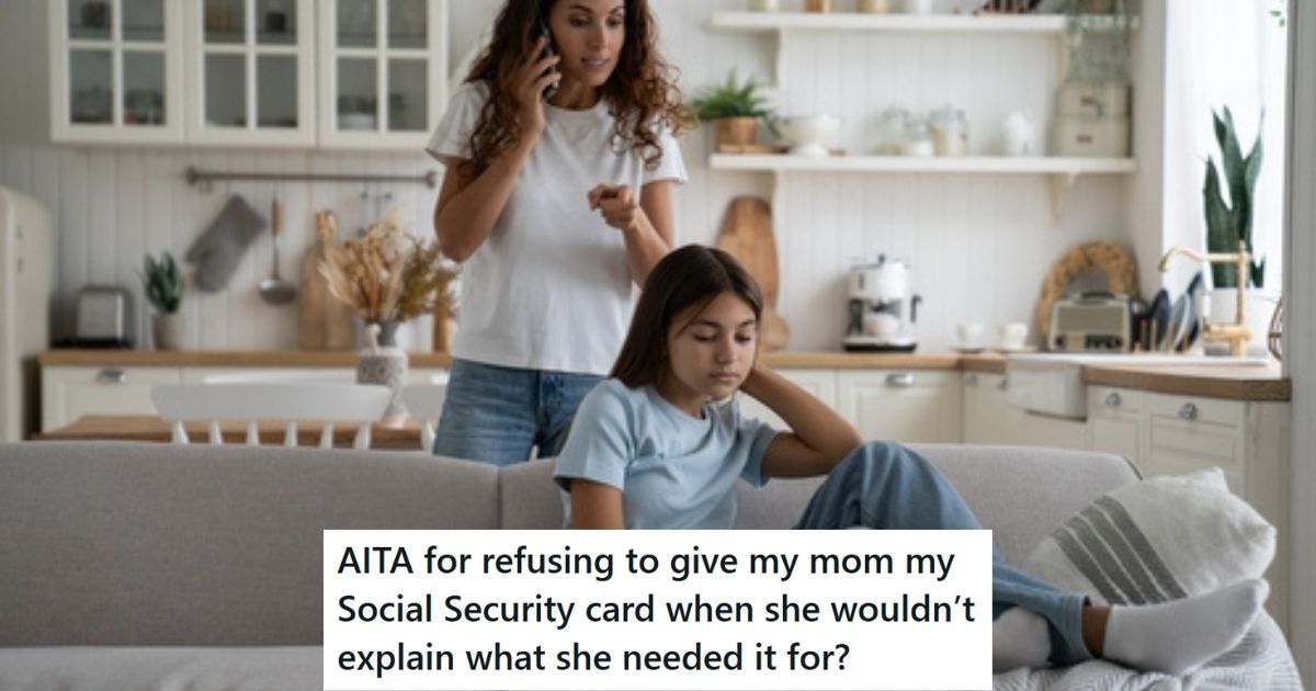 Mom yelling at daughter