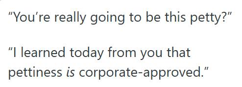 Sweater 3 Employee Was Told To Take Off His Non Corporate Sweater, So He Followed The Rule And Made His Manager Change His Mind
