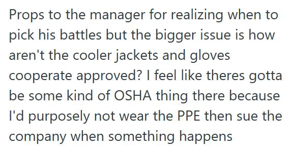 Sweater Employee Was Told To Take Off His Non Corporate Sweater, So He Followed The Rule And Made His Manager Change His Mind