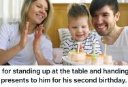 Stepmom Is Active In Her Kids’ Life And The Kid’s Biological Mom Is Not, Yet She Thinks She Should Be The One To Hand The Kid Presents At His Birthday Party