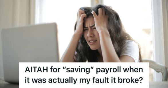 Woman looking stressed at her computer