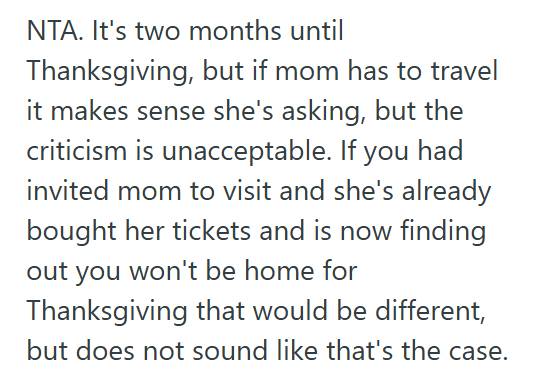 Thanksgiving 2 Daughter Told Her Mom She Was Invited To Her Boyfriends Family Thanksgiving, But Her Mom Took It Personally