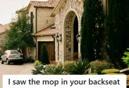 Woman Was Loading Her Car After Visiting Family, But Then A Neighbor Mistook Her For The Maid Because He Claimed He Saw A Mop In Her Backseat