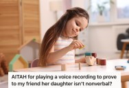 Mother Thinks One Of Her Children Is Non-Verbal, But A Daycare Owner Records This Child Talking