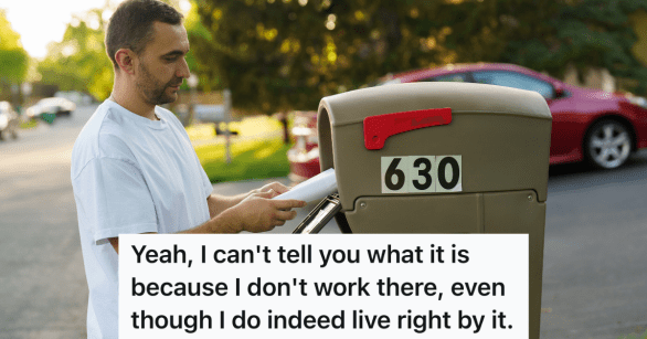 man checking the mail