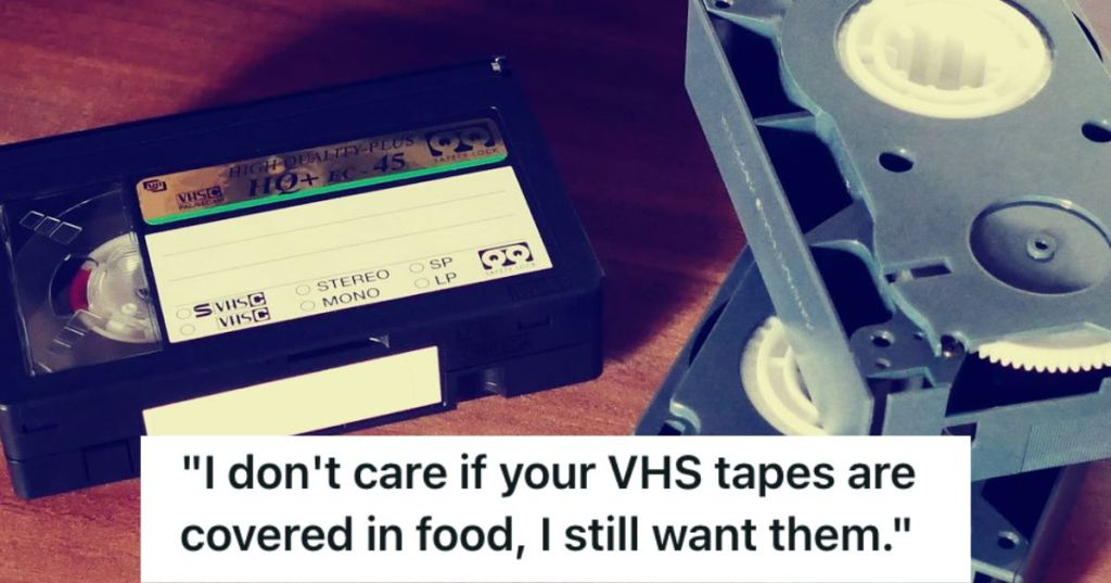 Old VHS tapes