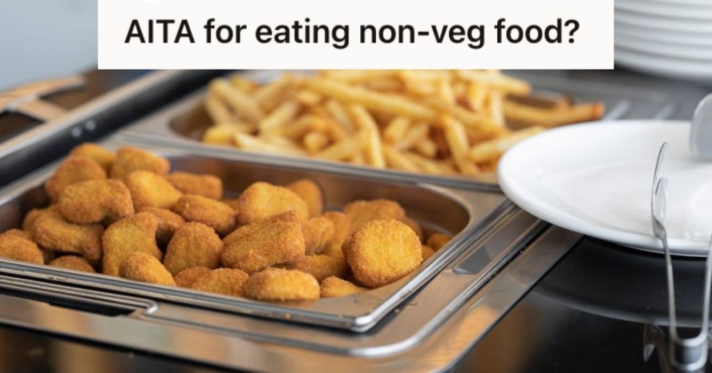 A tray of chicken nuggets and French fries