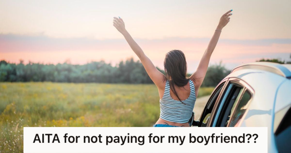 Woman enjoying a solo travel