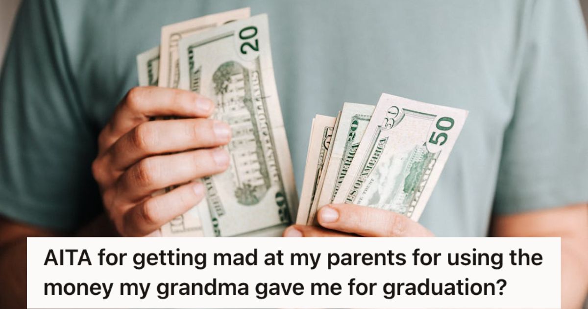 Man counting bills in his hands