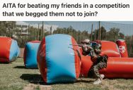 Girlfriend And Her Boyfriend Competed Seriously Against Friends In Paintball And Beat Them In 4 Minutes, But Now They’re Being Accused Of Taking Things Too Far