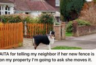 Woman Raised Concern About Her Neighbor’s Fence Placement Because It Encroaches On Her Property, So She Plans To Have A Survey Done