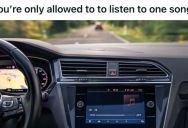 Teenage Boy Outsmarted His Dad With An 18-Minute Song On The Drive To School, But His Plan Backfired Immediately When His Dad Noticed