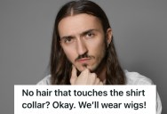 Employee And His Coworkers Had To Follow A Strict Hair Policy, So They Came Up With A Genius Solution That Made Their Workplace A Lot More Entertaining